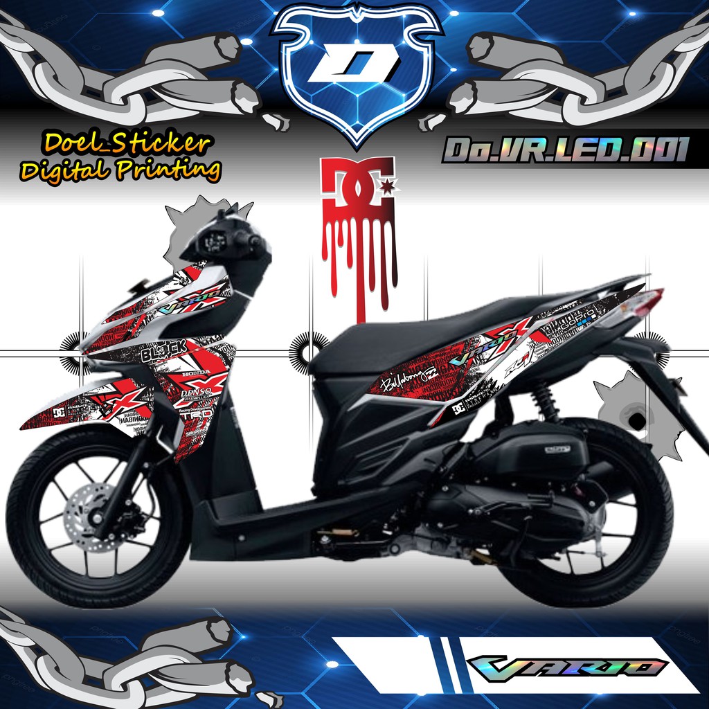 Sticker Striping List Variasi Vario LED DOEL 001