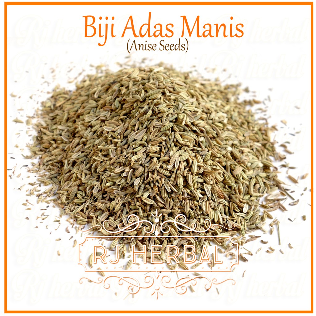 [500 gram] Biji Adas Manis / Fennel Seed / Anise Seed Asli Import