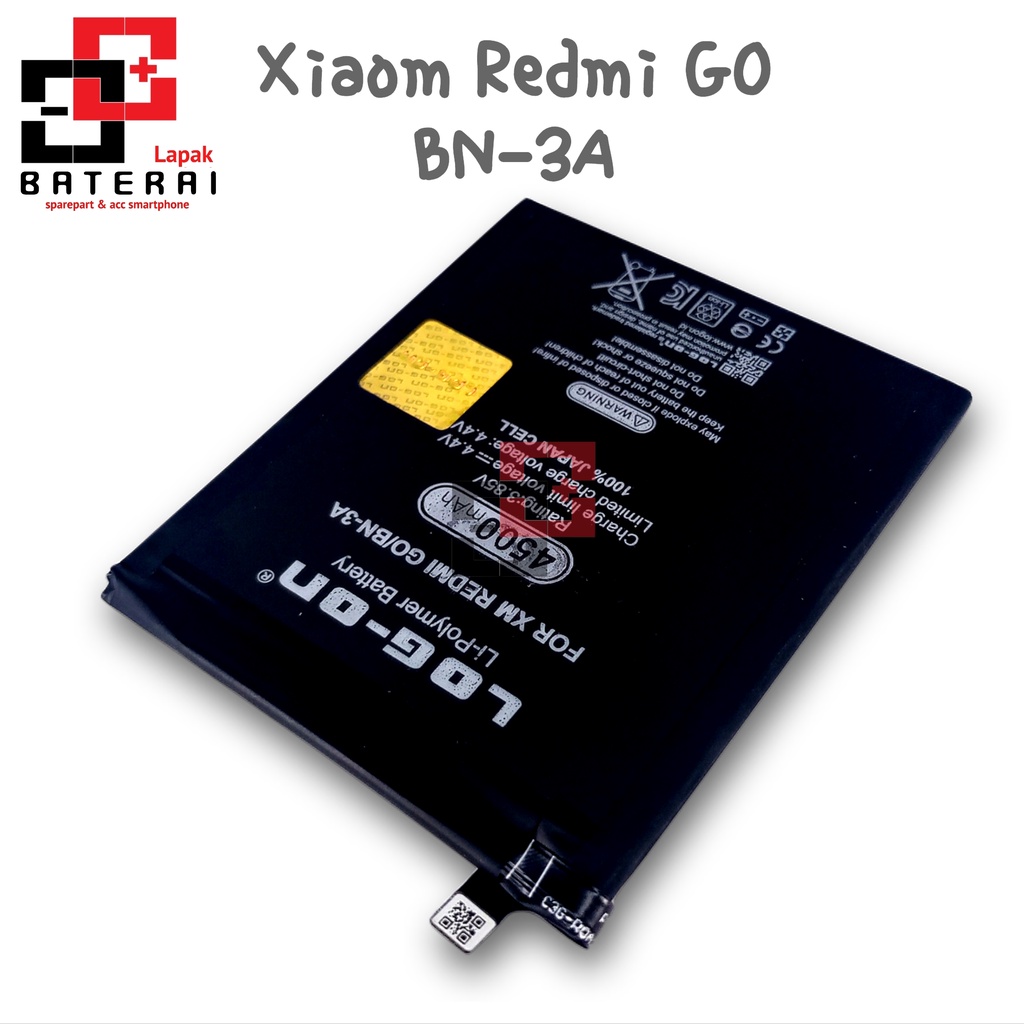 Log on - BN3A Xiaomi Redmi GO Double IC Battery Baterai Batre - 1 Tahun Garansi