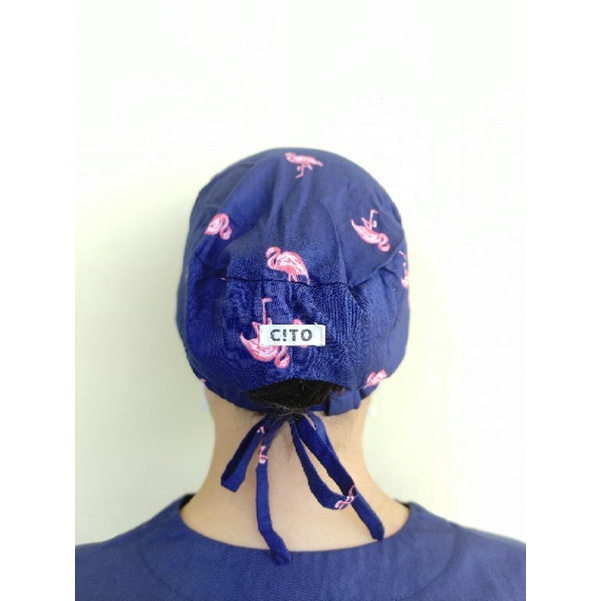 Head cap / head cap medis motif / surgical cap / topi dokter / topi operasi / topi perawat