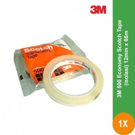 3M Scotch Transparent Tape 1/2&quot; X 72 YARD / [12 mm x 66 m/ 500 m] (PCS)