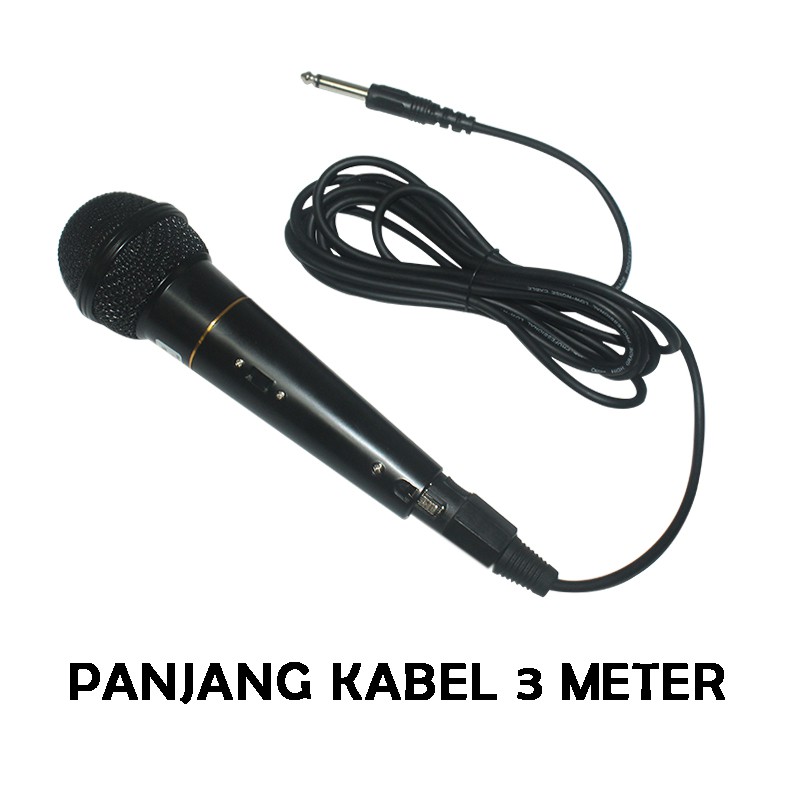 EELIC MIC-NK35 MIC DENGAN KABEL PENGERAS SUARA MIC WIRELESS MIKROFON STAGE MICROPHONE MIC KARAOKE