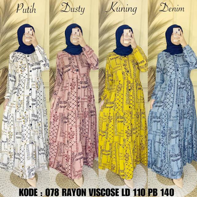 Gamis Rayon Viscose 078