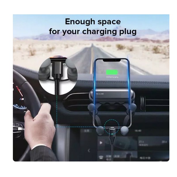 AC HOLDER Phone Mount Pegangan HOLDER HP Handphone di AC MOBIL Car Gravity This Is One