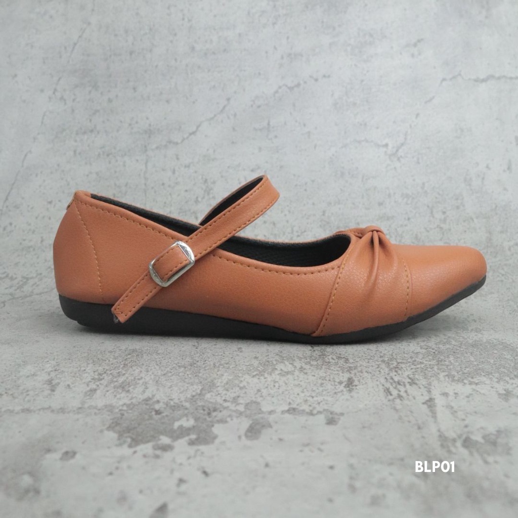 Flatshoes Anak Perempuan Sol Karet Tidak Licin BLP01