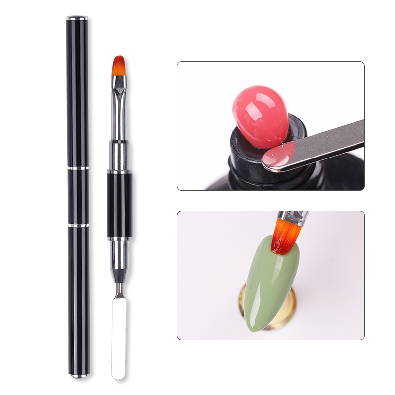 1pc Brush Nail Art UV Gel Kualitas Tinggi