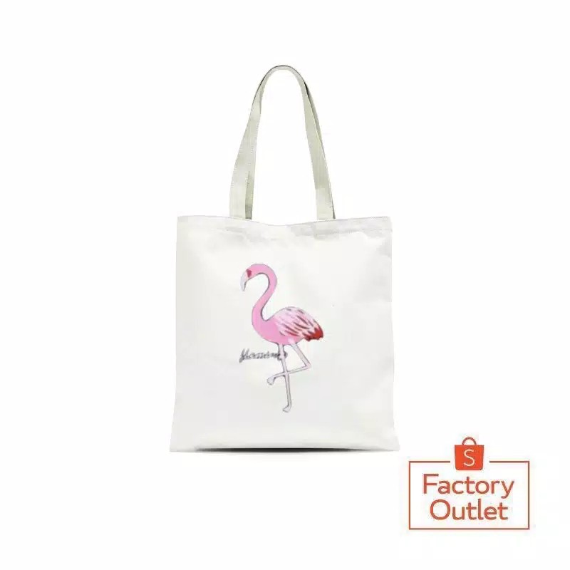 TAS - TOTEBAG WANITA FLAMINGO