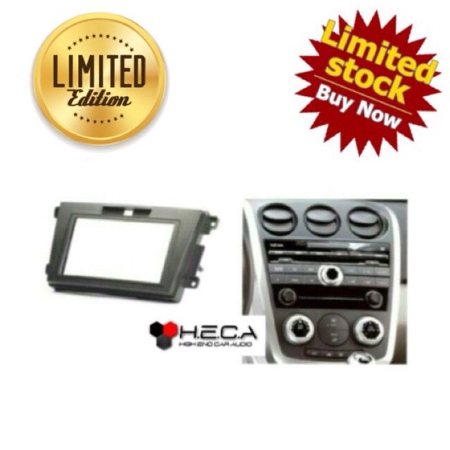 Frame OEM-Fit Double Din Head Unit Audio Tape Mobil MAZDA CX-7 CX7 CX 7