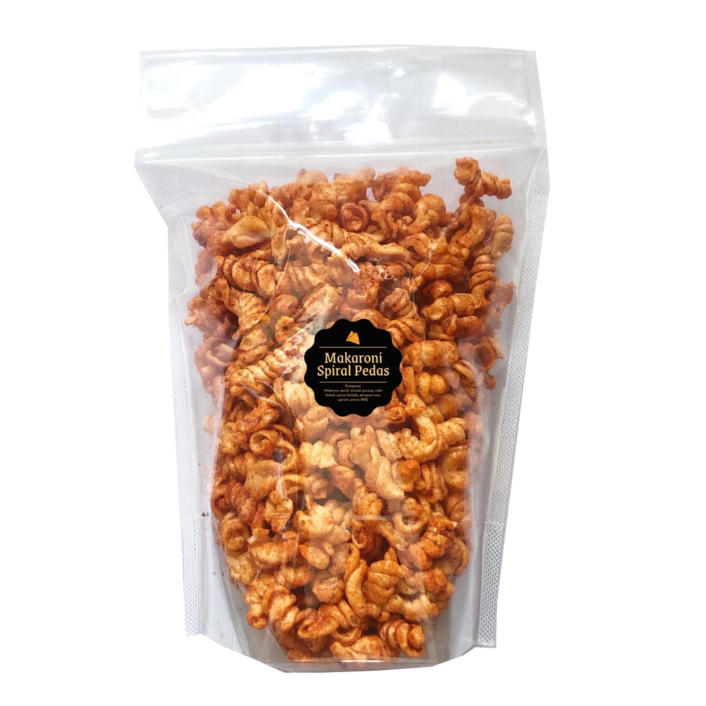 [DELISH SNACKS] Makaroni Spiral Pedas (L) 350gr / Snack Cemilan Camilan Makroni Pedes Gurih