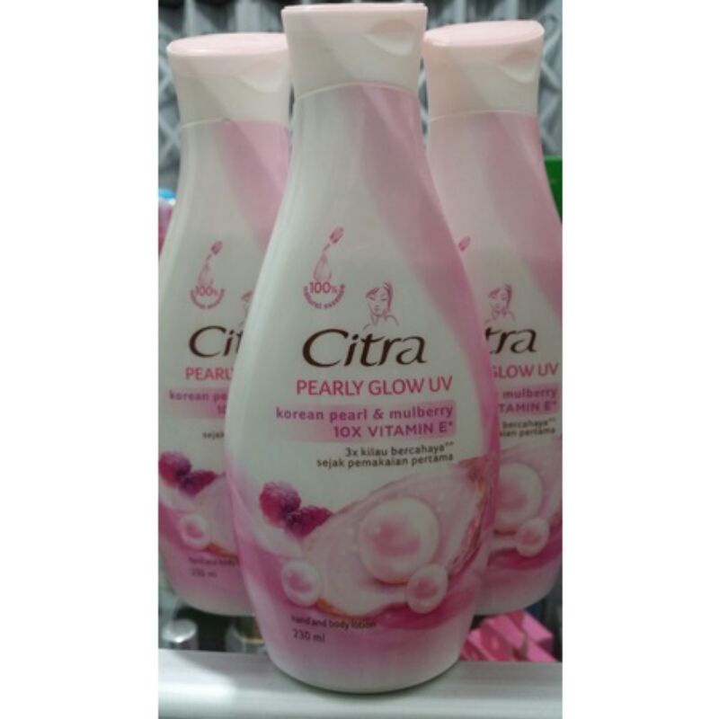Citra Pearly Glow UV korean pearl & mulberry hand and body lotion 230 ml