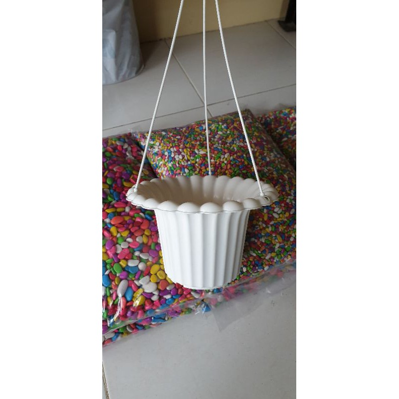 POT GANTUNG MAWAR ASLI BJP pot bunga gantung budi jaya cantik bagus murah