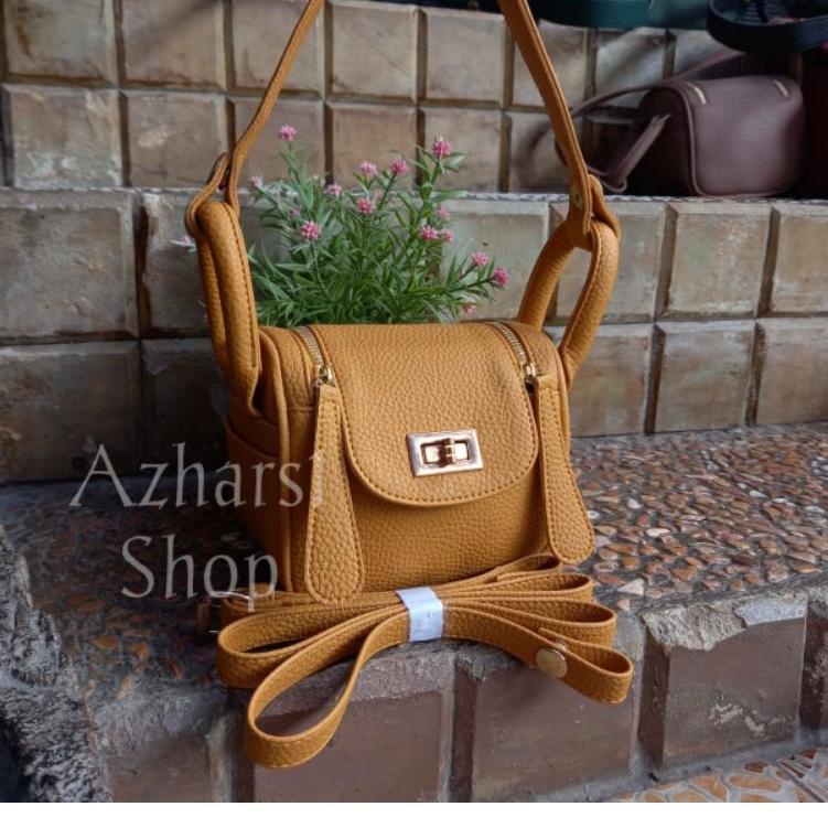 [BRG. 962517] Tas Wanita Papirut RifayaKekinian Kulit Jeruk Sintetis