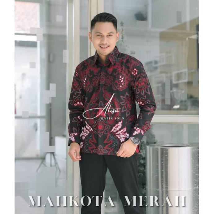 Batik Pria Modern Slimfit Baju Batik Pria Lengan Panjang Slim Fit Baju Batik Slimfit Pria Premium Ba