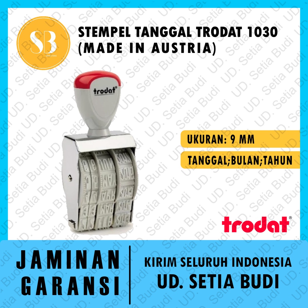 Stempel Tanggal Trodat 1030 Made in Austria