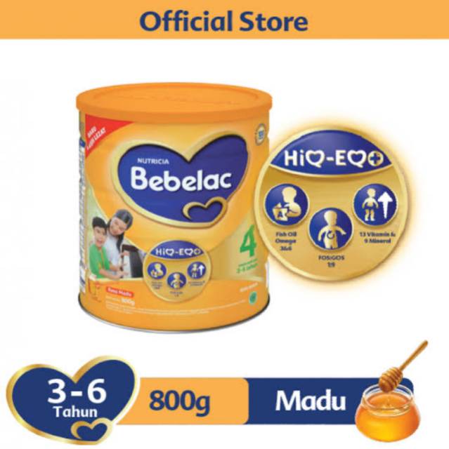 Bebelac 4 Vanilla, Madu 800gr