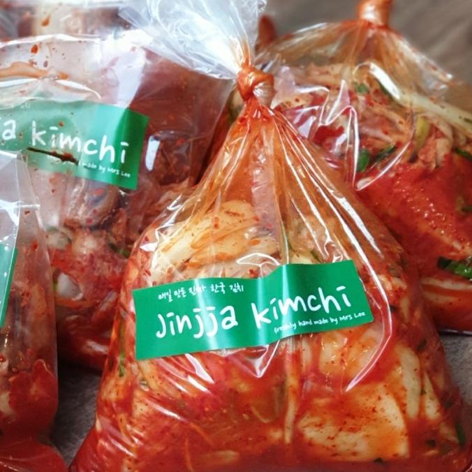 

jinjja Kimchi 1Kg fresh hand made asli buatan orang korea