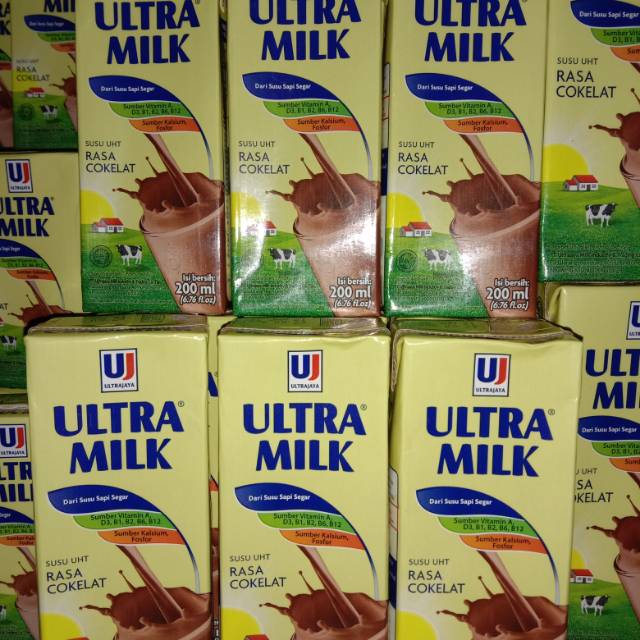 

Susu Ultra Milk 200 Ml Coklat | Stroberi | Fullcream | Taro Isi 24 / KARTON