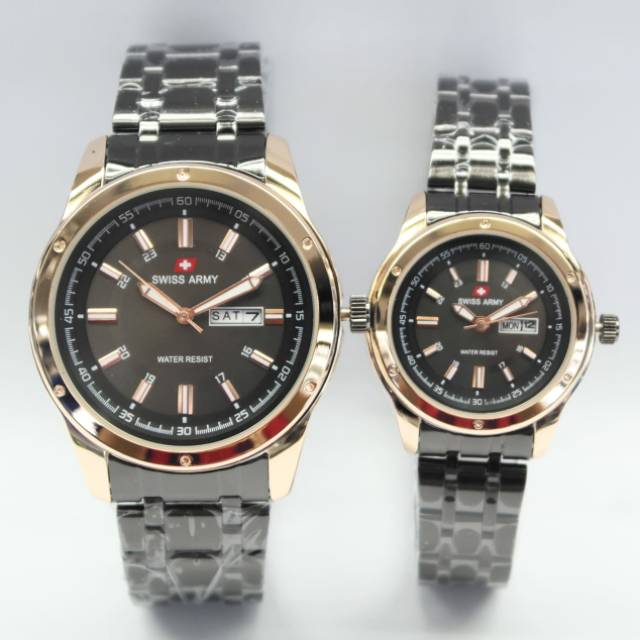 JAM TANGAN COUPLE SUPER MEWAH ELEGANT