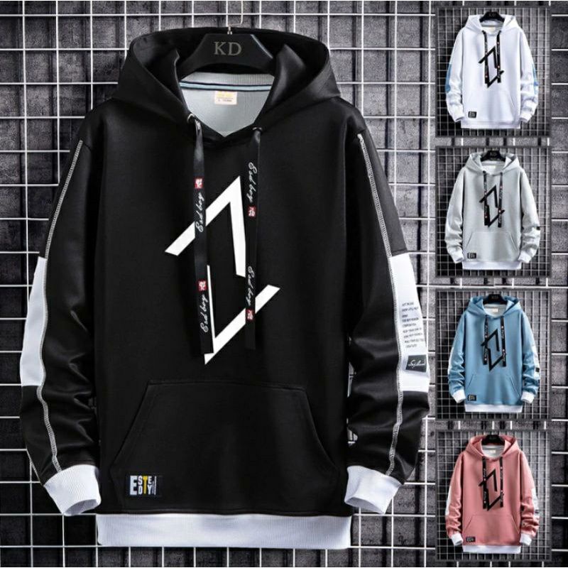 0JAKET SWEATER HOODIE PRIA AV SIZE M, L, XL || SWEATER A V FLEECE