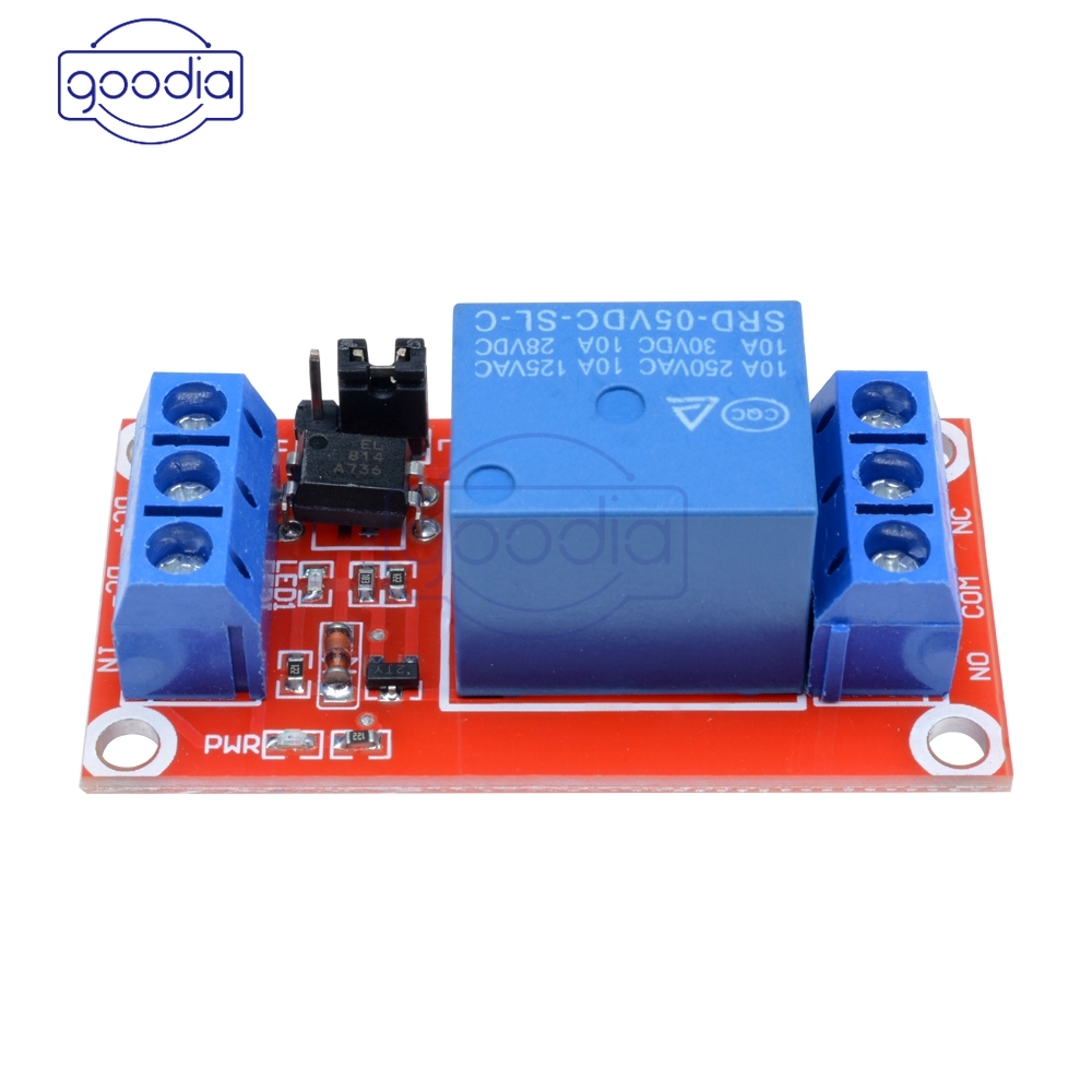 ✈【Fast/COD】✈Modul Relay DC 5V 9V 12V 24V Optocoupler 1 Channel 1CH Support High dan Low Trigger