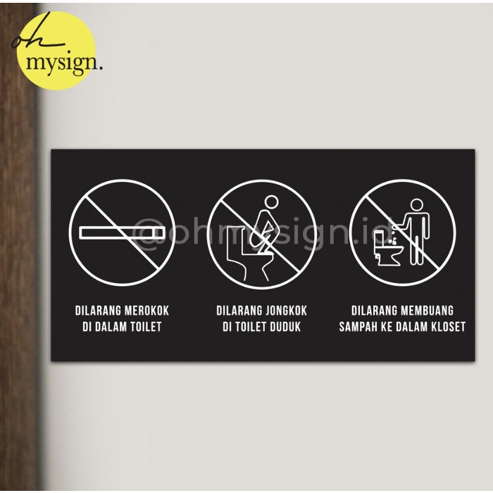 

Grosir SIGN AKRILIK LARANGAN TOILET PRINTED | ACRYLIC SIGNAGE TOILET