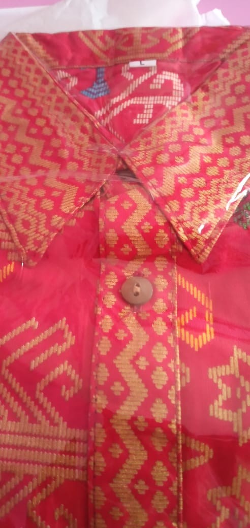 Qnunbatik Kemeja Batik Lengan Panjang Standard - 5l Narita Prodo