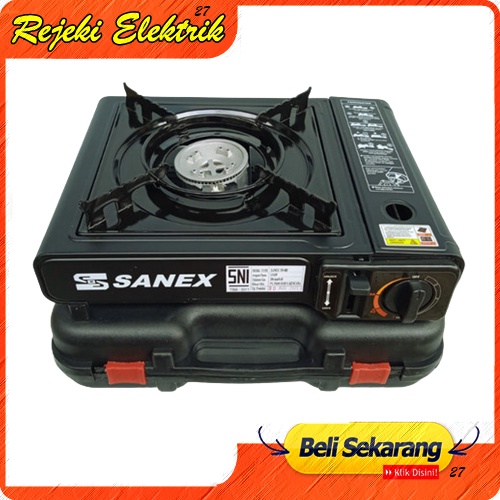 Kompor Gas Portable Sanex 2 in 1 SN-883 - Bisa Gas Kaleng dan LPG