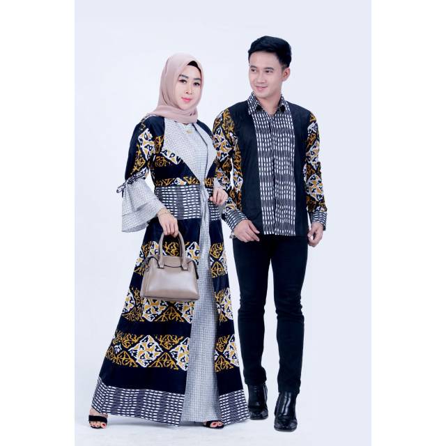 COUPLE GAMIS LONCENG MODEL JAZZ , GAMIS JAZZY