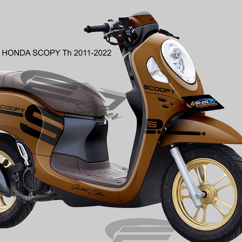 DECAL STICKER SCOOPY 2021 2022 / STIKER SCOOPY WARNA CANTIK