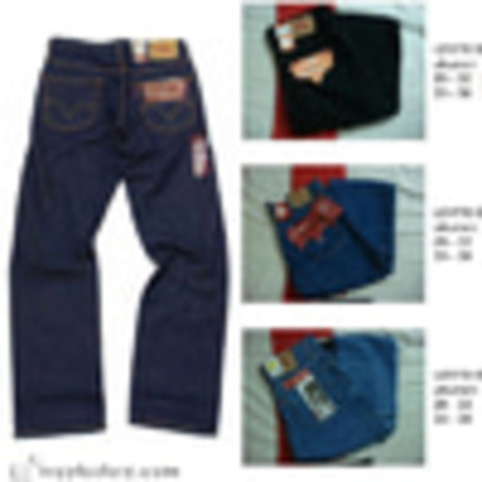 CELANA JEANS HITAM LEVIS
