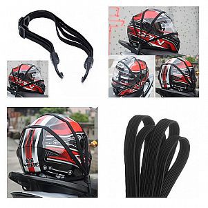 TALI IKAT HELM BAGASI MOTOR TALI ELASTIS 4 TALI 2 HOOK TALI BAGASI MOTOR HELM JOK MOTOR TALI MOTOR