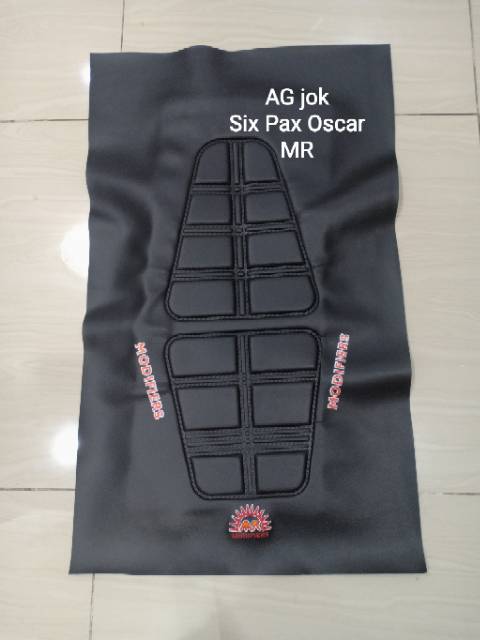 Kulit jok motor MR / sarung jok motor MR modif Six Pax Carbon, Oscar, Amplas MR