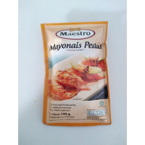 

Mayonais Pedas Maestro 100gram