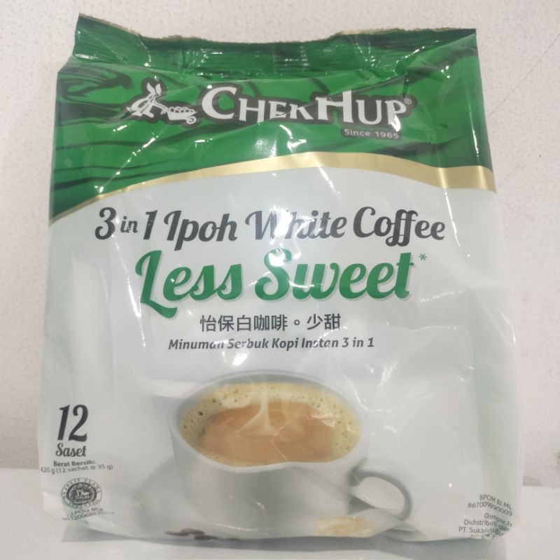 

Chek Hup Ipoh White Coffe Less Sweet