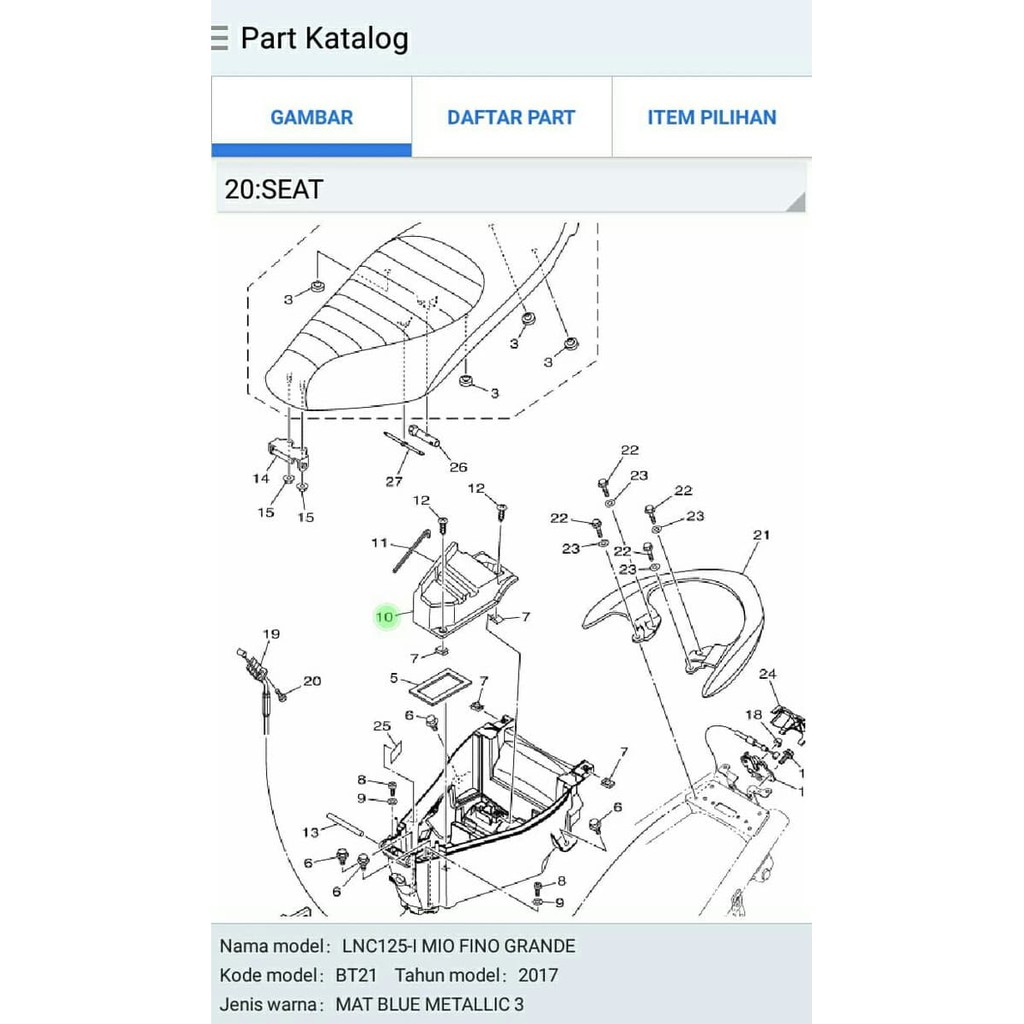 cover tutup aki fino grande ori ygp