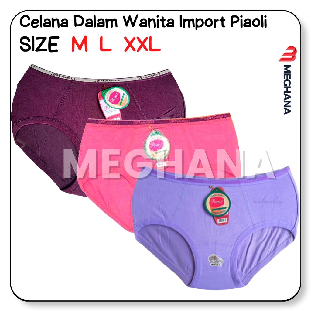 CD piaoli 2077 | CD piaoli super soft  Celana dalam wanita import premium piaoli 2077- MEGHANA.ID