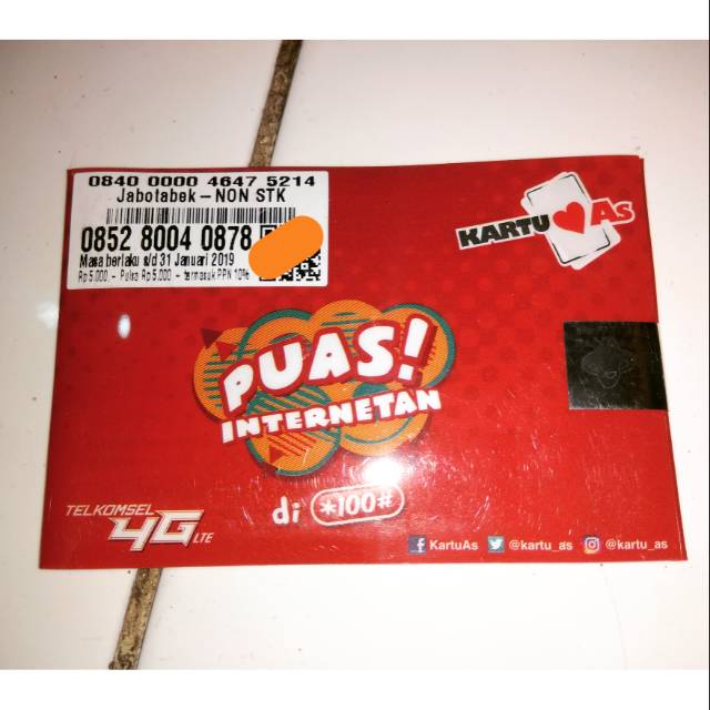 Nomor cantik As *0852-8004-0878