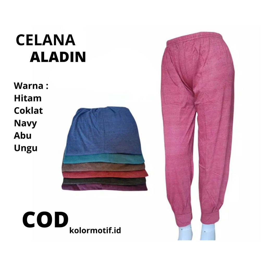 COD Celana aladin polos | celana gamis | celana harian | celana kolor panjang wanita