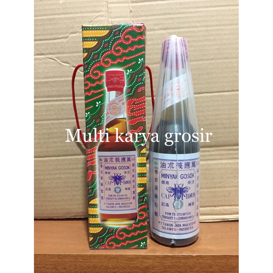 Terlaris minyak gosok cap tawon asli Makassar ukuran 330 ml Manjur