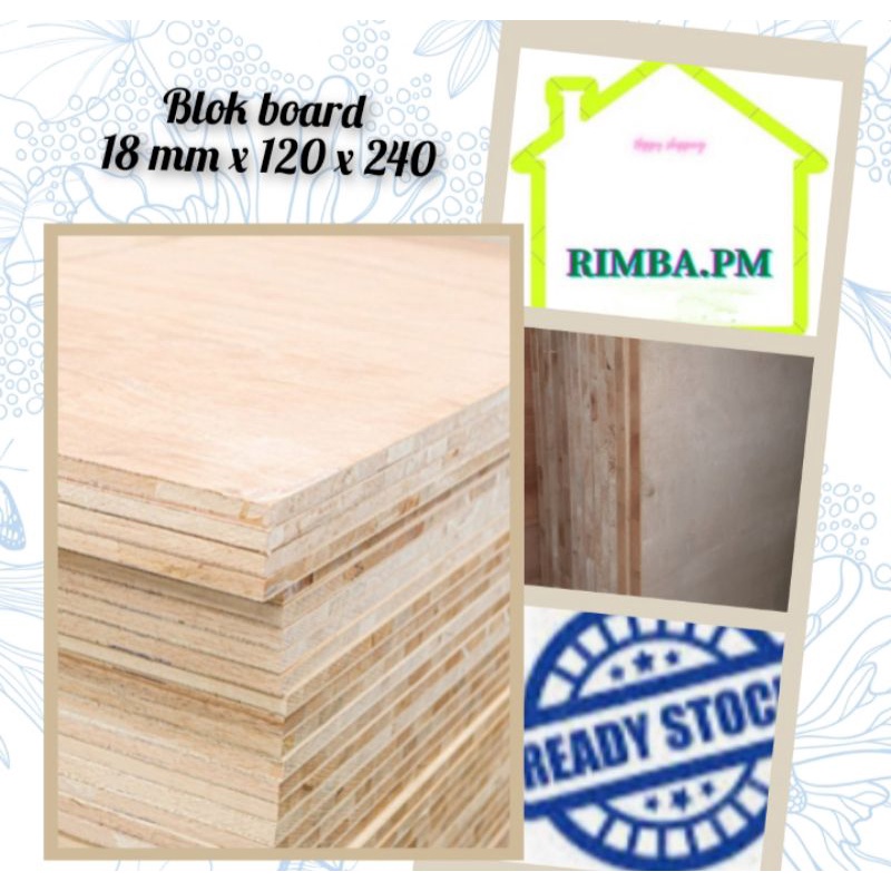 Blockboard 18mm / Blokboard 18mm / Block Board 18mm