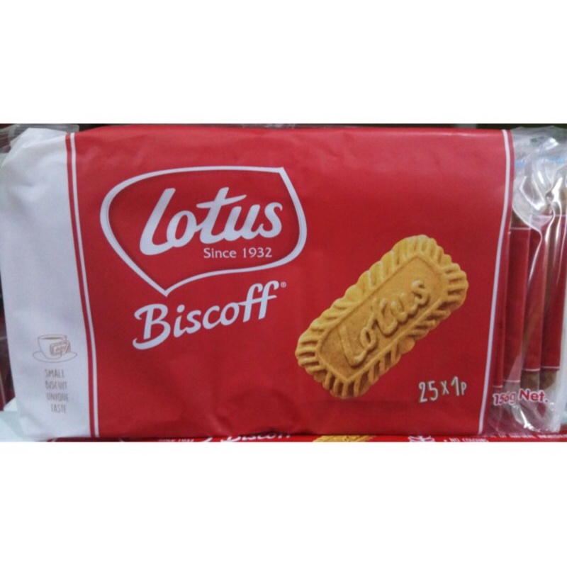 Lotus Biscoff Individual Pack 156 Gram Isi 25 pcs Caramelized Biscuit ed 10/23