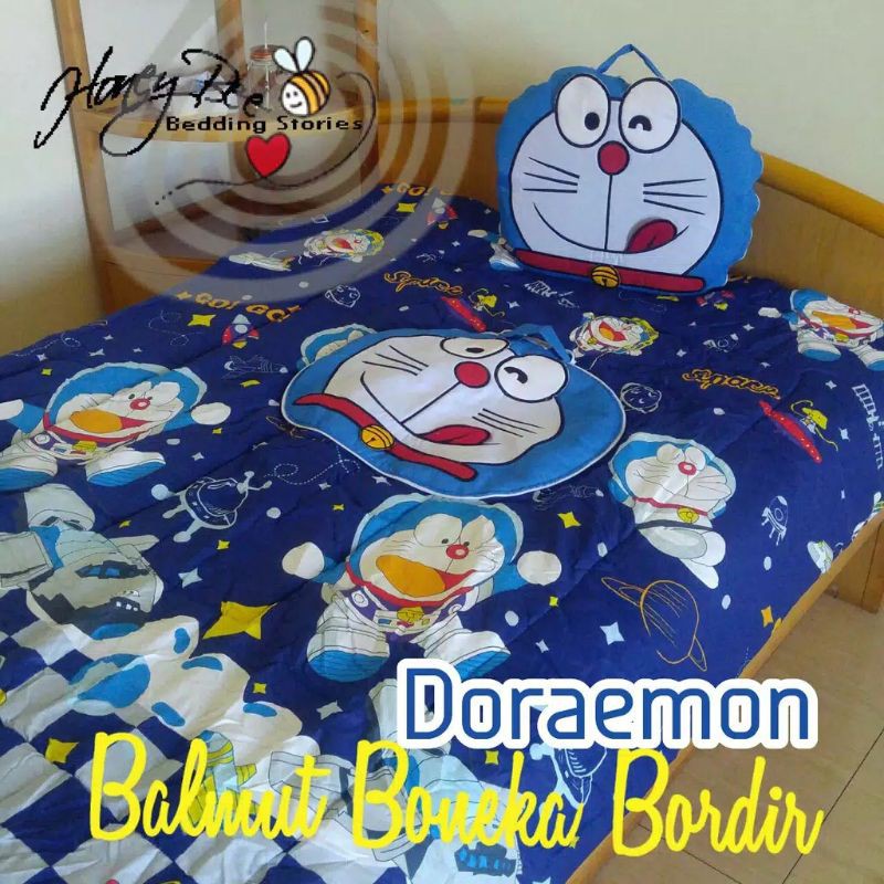 Balmut Boneka Bordir Doraemon Nobita Shizuka