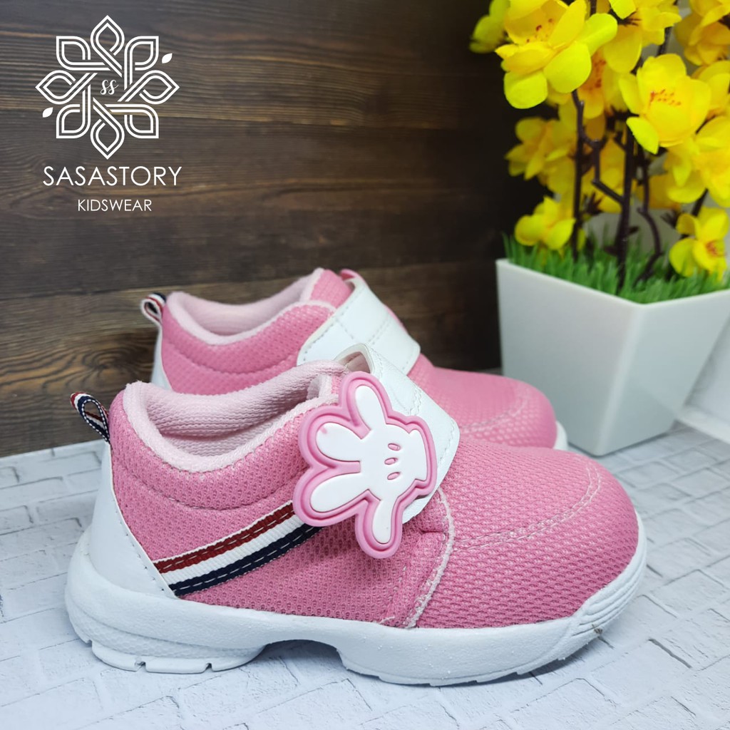 Sasatory Sepatu Anak Perempuan 1 2 3 Tahun Sepatu Sneaker Anak Perempuan Sepatu Sport Anak Sepatu Sport Anak Perempuan FA03