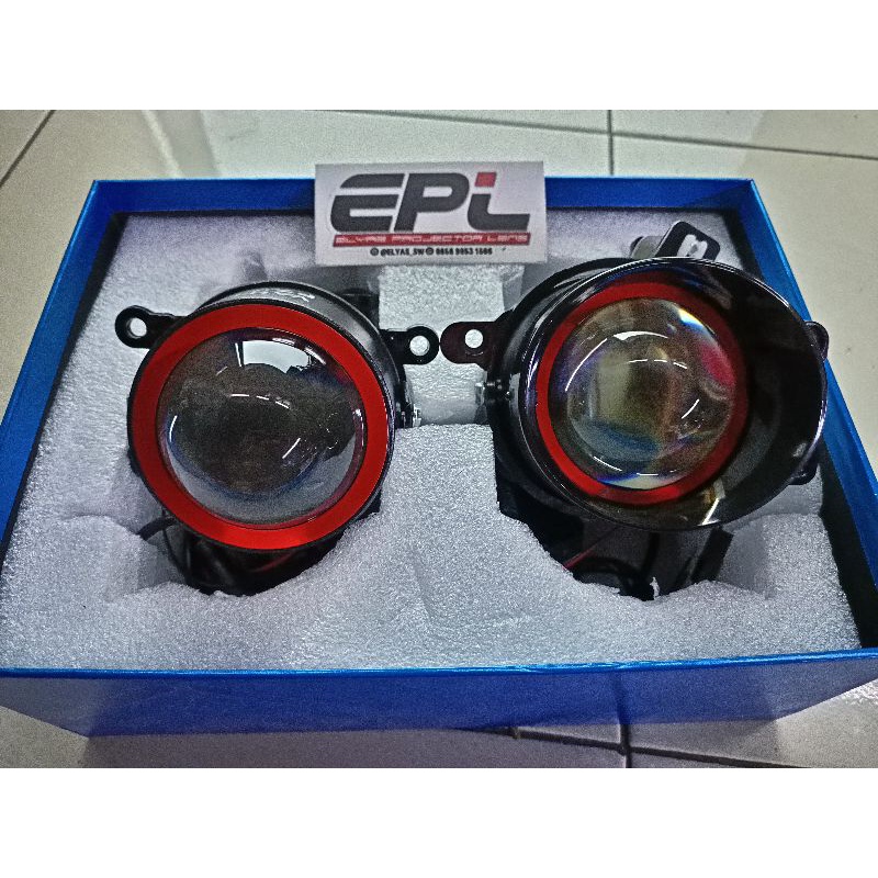 lampu kabut LED Foglamp fog lamp universal original Vahid F7 &amp; Vahid F7 3 warna toyota honda