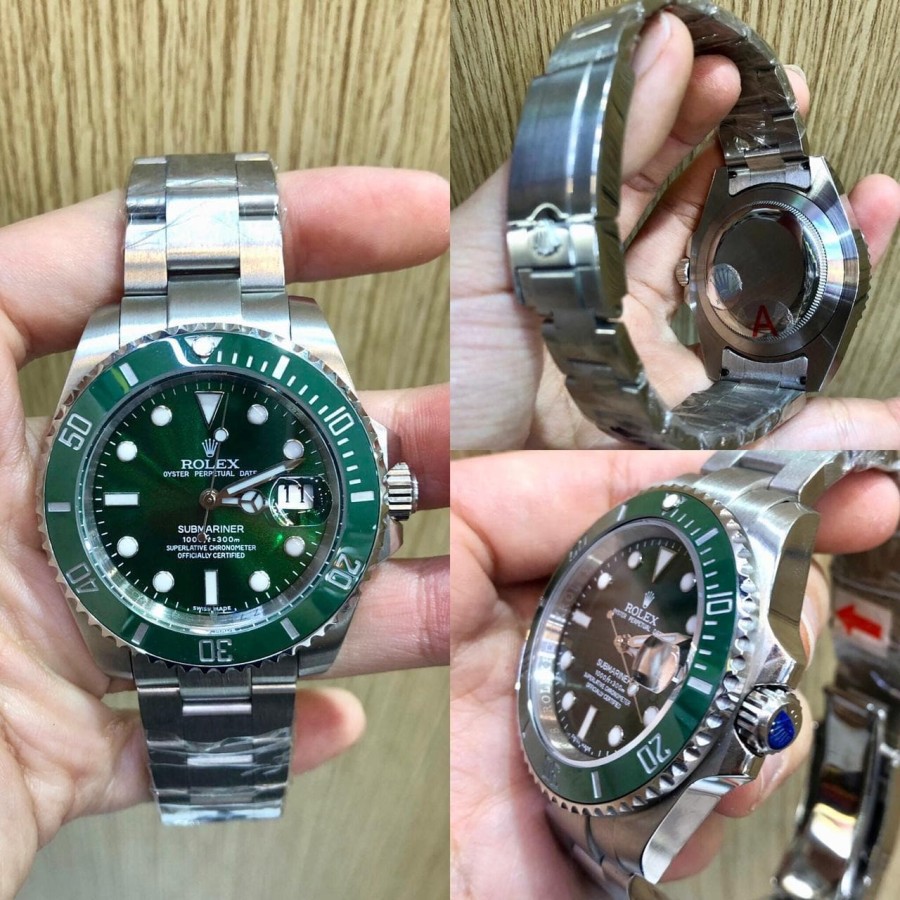 Rolex submariner Hulk green 40mm swiss clone