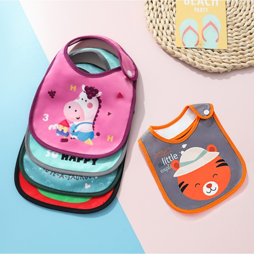 Slabber Celemek Makan Bayi Anak Waterproof Bib Makan Anak Slaber LC IVB CBKS