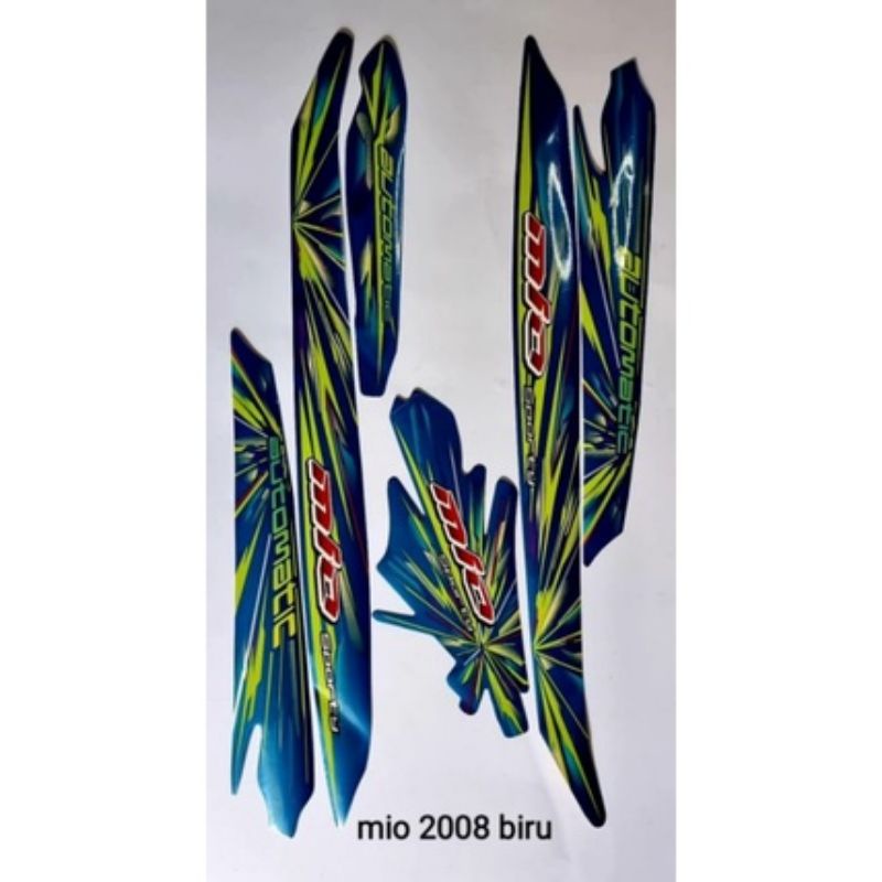 STRIPING MIO SPORTY 2008 BIRU