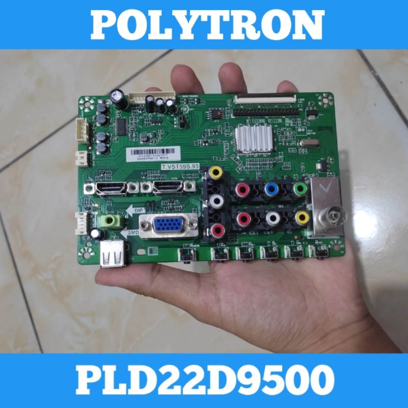 Mainboard Baru Bergaransi - Mainboard TV LED POLYTRON 22D9500 Mainboard TV POLYTRON 22D9500 Mainboar