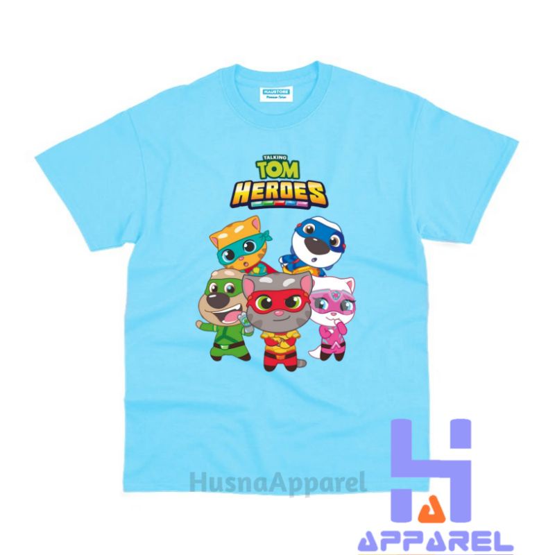 BAJU ANAK KAOS ANAK TALKING TOM HEROES