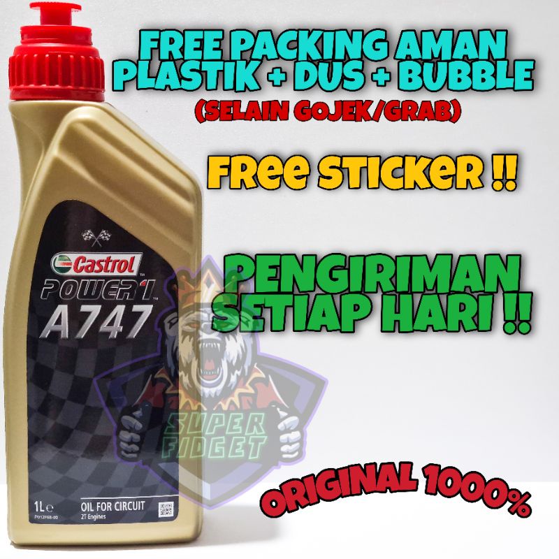 OLI SAMPING CASTROL A747 A 747 ORIGINAL FRANCE 1000%